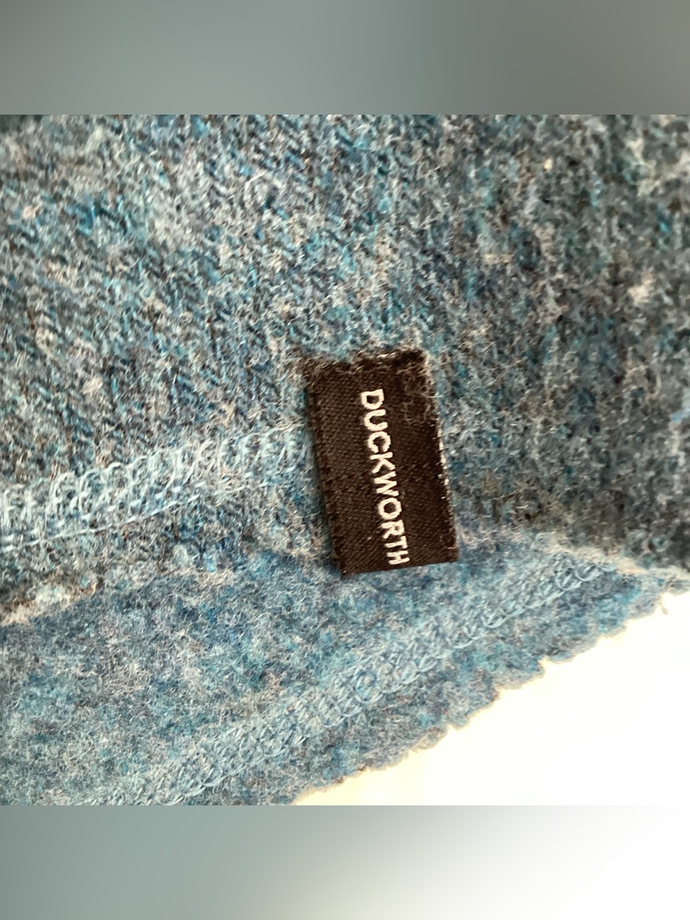 Duckworth Women's Powder High Neck Sweater made in USA merino wool - Picture 4 of 12